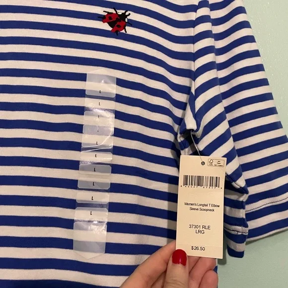 LRG Striped Shirt with Red Accent - Picture 2 of 5